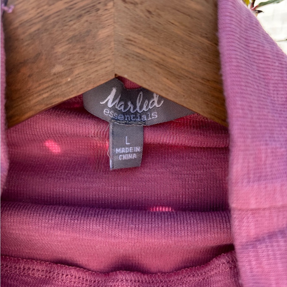 Marled Essentials Pink Sleeveless Top - Picture 3 of 5